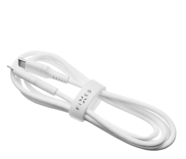 FIXED Kabel Liquid Silicone USB-C/USB-C 0,5m 60W biały - 1249120 - zdjęcie 4